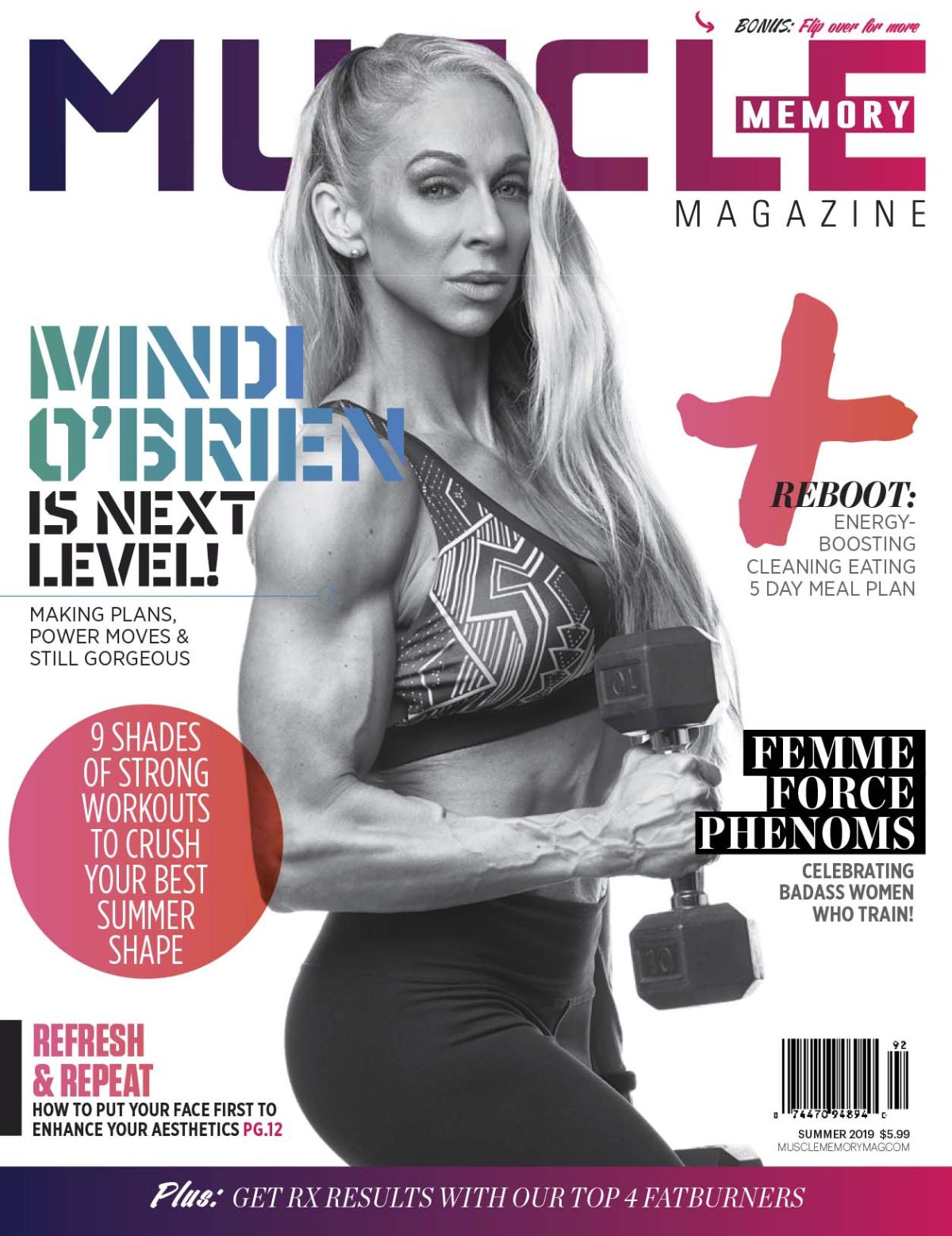 Muscle Memory Magazine Featuring Mindy O’Brien Summer 2019