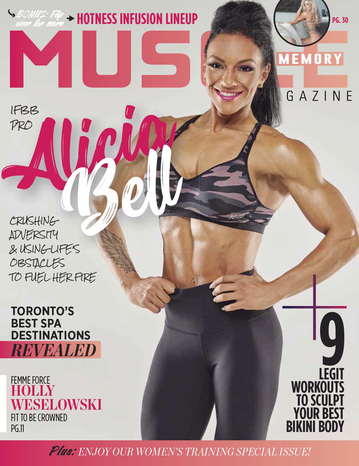 Muscle Memory Magazine Featuring Alicia Bell Summer 2019